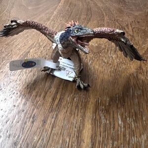 NWT Papo Archaeopteryx Feathered Dinosaur Figure Detailed Collectible